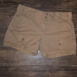Khaki cargo shorts size 12 Calvin Klein